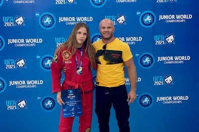 Анна Бузило из Сакского района завоевала два «серебра» на первенстве мира по спортивной борьбе грэпплинг