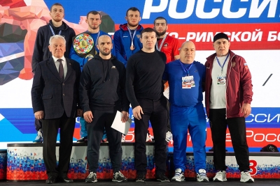 Все победители и призеры чемпионата России по греко-римской борьбе-2023