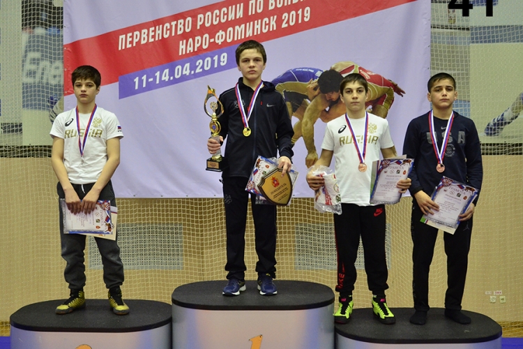 Все победители и призеры первенства России по вольной борьбе среди юношей до 16 лет