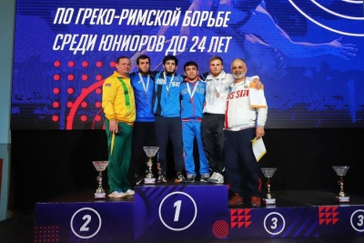 Все победители и призеры первенства России по греко-римской борьбе среди юниоров до 24 лет